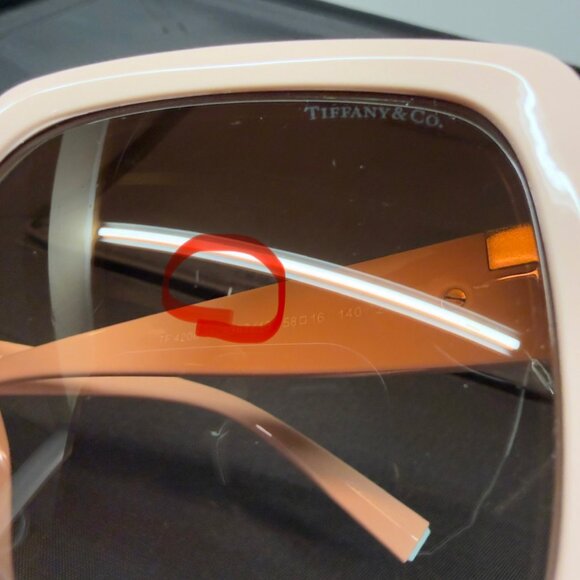 Tiffany Co TF 4206-U 8367/13 Cloud Pink Sunglasses Gradient 58 16 140 SCRATCH main image 9